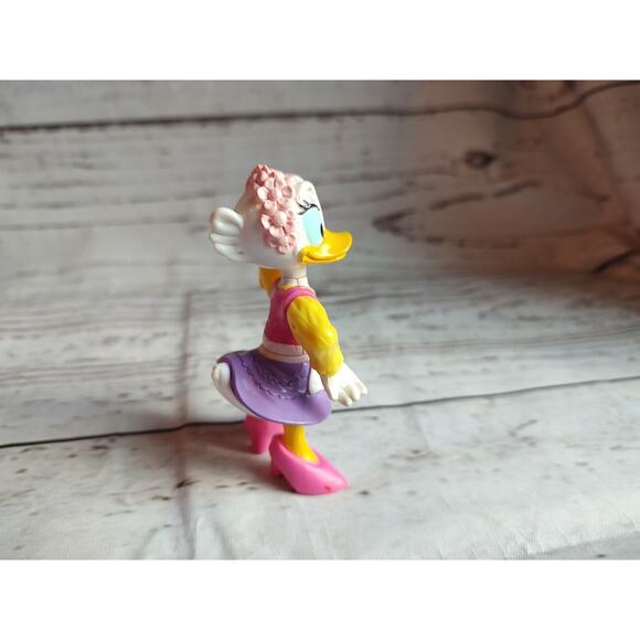 Walt Disney World Epcot Center Daisy Duck Figure Vintage Cake Topper - Picture 2 of 7